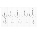 AQUA MARINE - Treble Hook 4X Strong